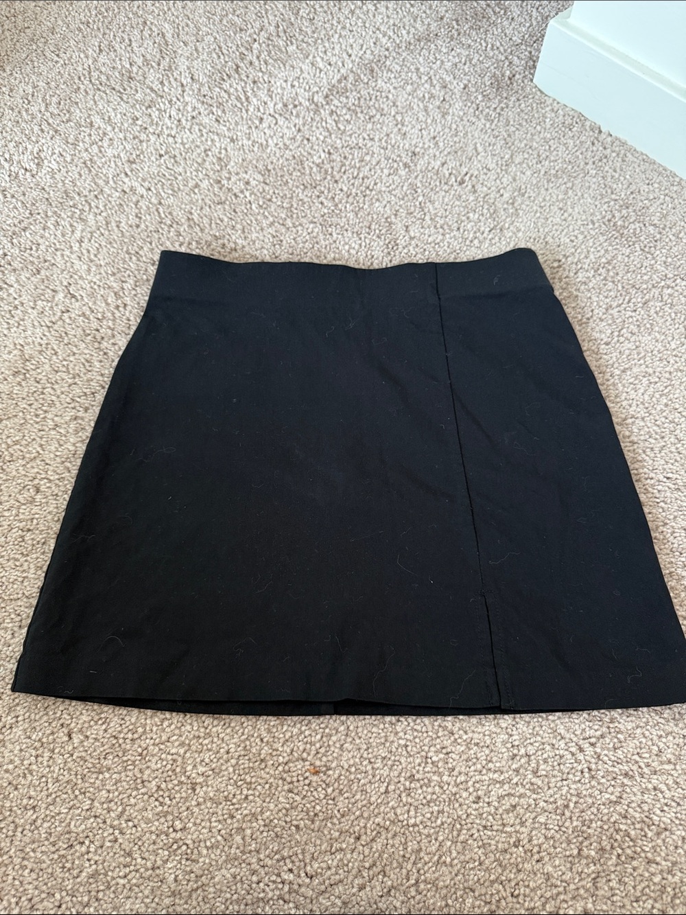 Joe Benbasset Black Mini Skirt with Clean A-Line